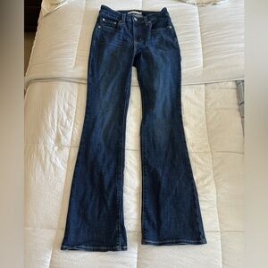 Levi's Dark Blue Flare Jeans